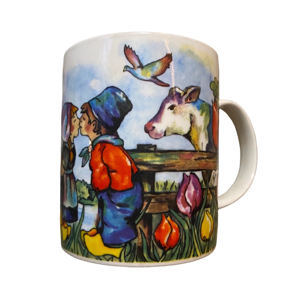 Jet Ter Steege B.V.  The Netherlands "Holland' Souvenir Mug 10oz.